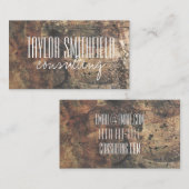 carte de visite en bois (Devant / Derrière)