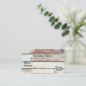 Carte de visite en bois 2 de mur de Shack (Debout devant)