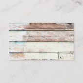 Carte de visite en bois 4 de mur de Shack (Dos)