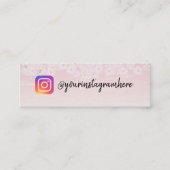 carte de visite en bois cerisier en fleurs (Devant)