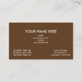 carte de visite en bois de grain (Dos)