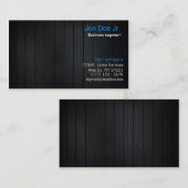 Carte de visite en bois de texture (Devant / Derrière)