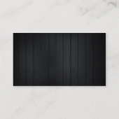 Carte de visite en bois de texture (Dos)