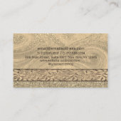 Carte de visite en bois moderne design (Dos)