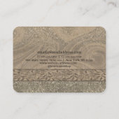 Carte de visite en bois moderne design (Dos)