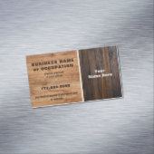 Carte de visite en bois rustique (In Situ)