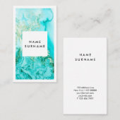 Carte de visite en bon état de verticale (Devant / Derrière)