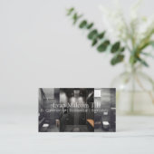 Carte de visite en carrelage (Debout devant)