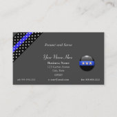 Carte de visite en chef de la police de la Ligne B (Devant)