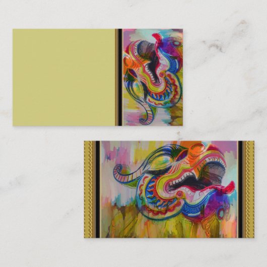 Carte de visite en chef Dragon (Devant / Derrière)