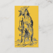 Carte de visite en chef indien (Dos)