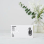 Carte de visite en chef indien (Debout devant)