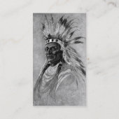 Carte de visite en chef indien (Dos)