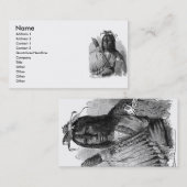 Carte de visite en chef indien (Devant / Derrière)