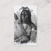 Carte de visite en chef indien (Dos)