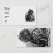 Carte de visite en chef indien (Devant / Derrière)