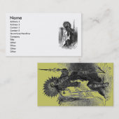 Carte de visite en chef indien (Devant / Derrière)