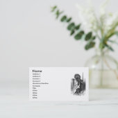 Carte de visite en chef indien (Debout devant)