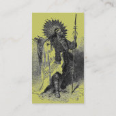 Carte de visite en chef indien (Dos)