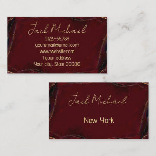 Carte de visite en cristal d'agate de Bourgogne mo