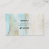 Carte de visite en cristal de dessinateur (Dos)