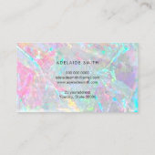 CARTE DE VISITE en cristal irisé FAUX (Dos)