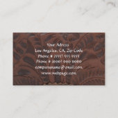 Carte de visite en cuir à outils (Dos)