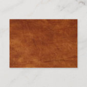 Carte de visite en cuir Brown (Dos)