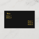 Carte de visite en cuir serpent (Dos)