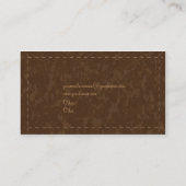 Carte de visite en cuir simple (Dos)