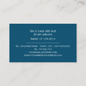 Carte De Visite En Dieu, Nous Faisons Confiance, Crucifix, Christi (Dos)