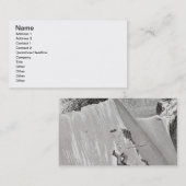 Carte De Visite 'En essayant de passer le coin que j'ai glissé et (Devant / Derrière)