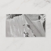 Carte De Visite 'En essayant de passer le coin que j'ai glissé et (Dos)