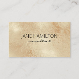 Carte de visite en feuille d'or antique