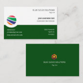 Carte de visite en ligne (Devant / Derrière)