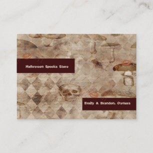 Carte de visite en ligne du magasin Halloween