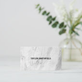 Carte de visite en marbre (Debout devant)