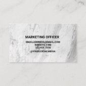 Carte de visite en marbre (Dos)