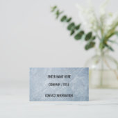 Carte de visite en marbre gris Icy (Debout devant)