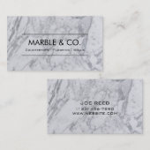 Carte de visite en marbre professionnel (Devant / Derrière)