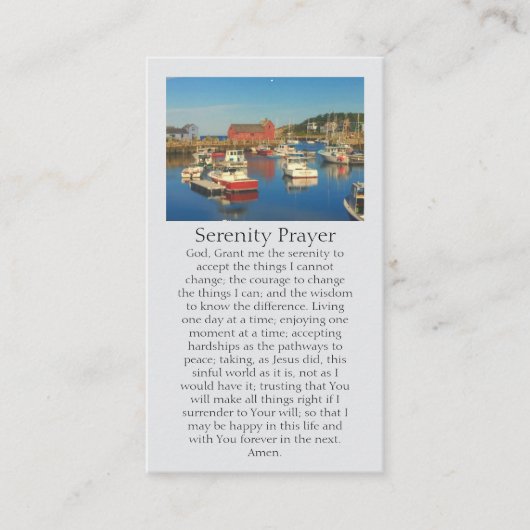 Carte De Visite En Mémoire Amoureuse Red Fish Shack Motif #1 (Devant)