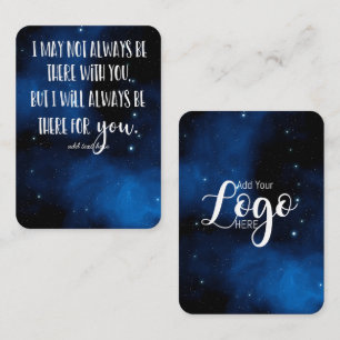 Carte De Visite En mémoire Sympathy Memorial Angel garde un cadea