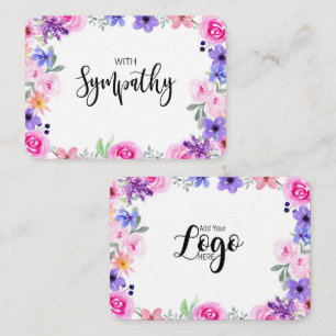 Carte De Visite En mémoire Sympathy Memorial Angel garde un cadeau