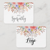 Carte De Visite En mémoire Sympathy Memorial Angel garde un cadeau (Devant / Derrière)