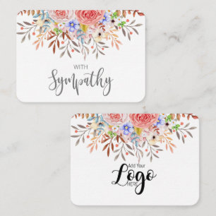 Carte De Visite En mémoire Sympathy Memorial Angel garde un cadeau