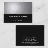 Carte de visite en métal (Devant / Derrière)