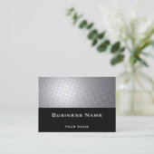 Carte de visite en métal (Debout devant)