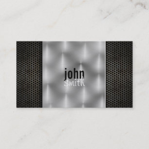 Carte de visite en métal