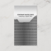 Carte de visite en métal et acier inoxydable (Devant)