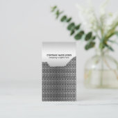 Carte de visite en métal et acier inoxydable (Debout devant)